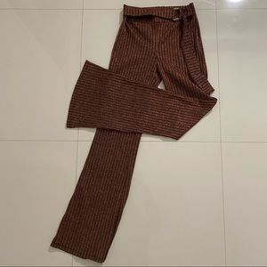 New Zara pants. Medium, but I’m usually a Small.